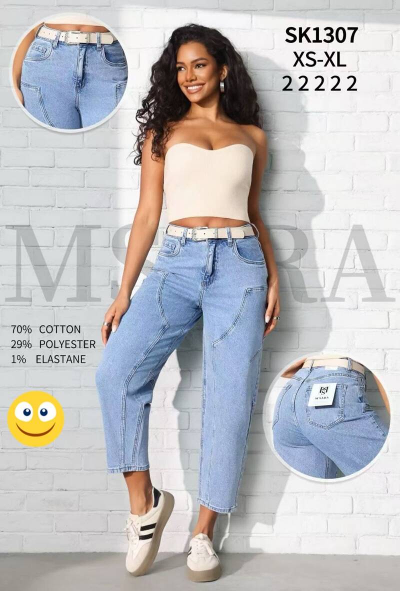 Spodnie jeansy meskie Roz XS-XL, 1 Kolor .Paczka 10 szt